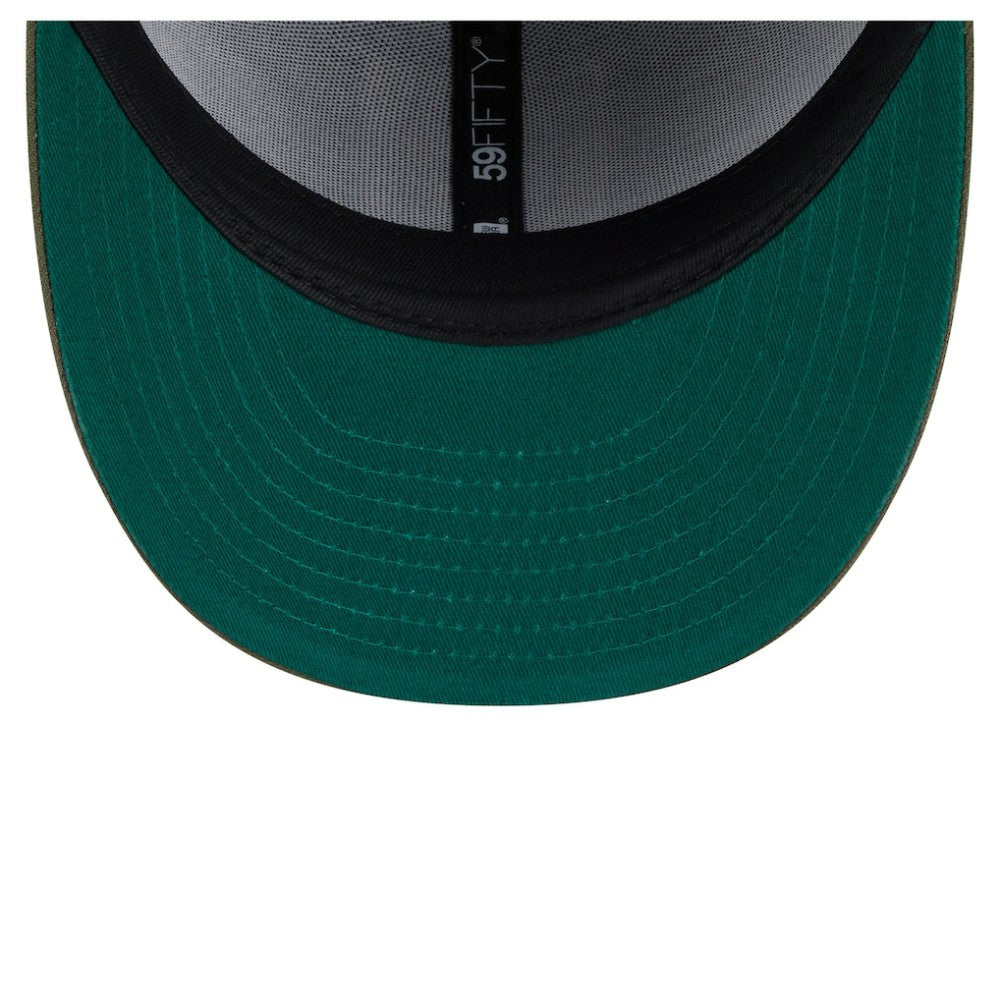 Vegas Golden Knights New Era Tonal Florals 59FIFTY Fitted Hat - Olive - NHL 202223631