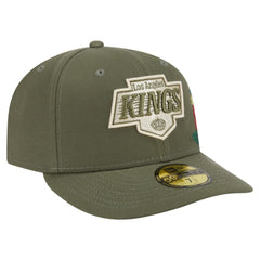 Los Angeles Kings New Era Tonal Florals 59FIFTY Fitted Hat - Olive - NHL 202223634
