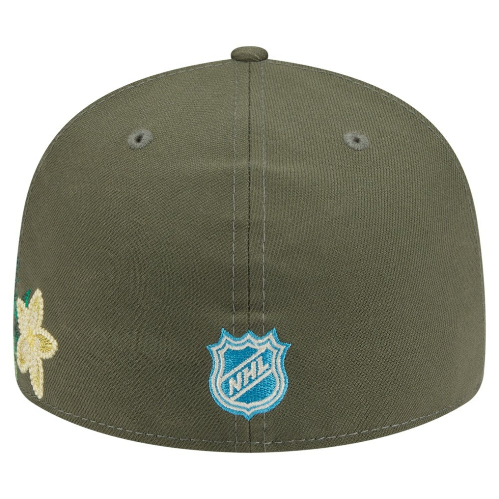 Los Angeles Kings New Era Tonal Florals 59FIFTY Fitted Hat - Olive - NHL 202223634