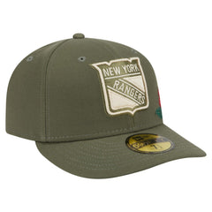 New York Rangers New Era Tonal Florals 59FIFTY Fitted Hat - Olive - NHL 202223635