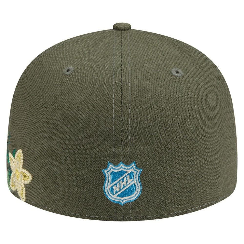 New York Rangers New Era Tonal Florals 59FIFTY Fitted Hat - Olive - NHL 202223635