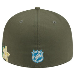 New York Rangers New Era Tonal Florals 59FIFTY Fitted Hat - Olive - NHL 202223635