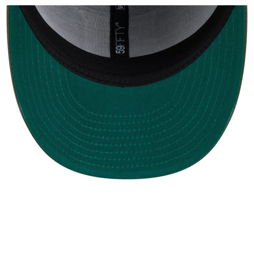 New York Rangers New Era Tonal Florals 59FIFTY Fitted Hat - Olive - NHL 202223635