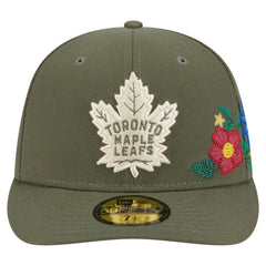 Toronto Maple Leafs New Era Tonal Florals 59FIFTY Fitted Hat - Olive - NHL 202223637