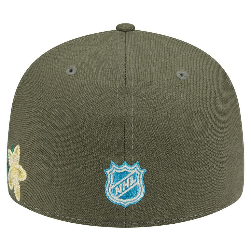 Toronto Maple Leafs New Era Tonal Florals 59FIFTY Fitted Hat - Olive - NHL 202223637