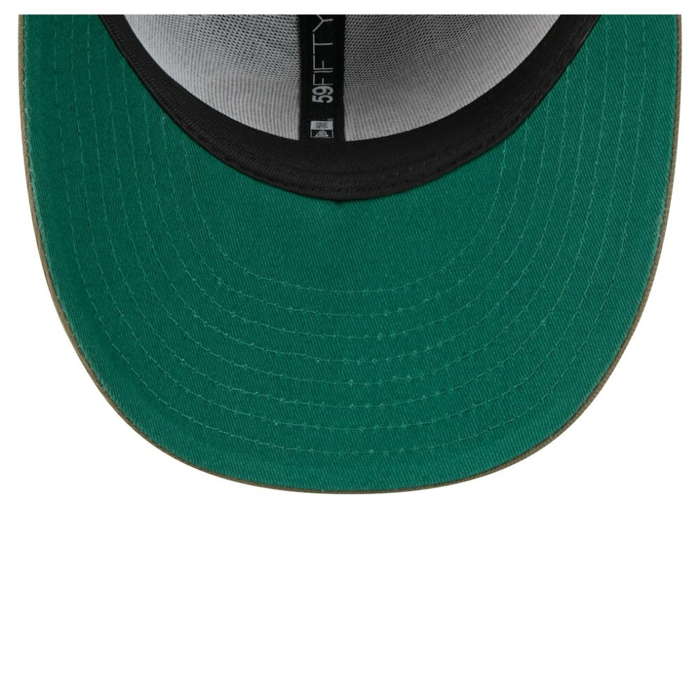Boston Bruins New Era Tonal Florals 59FIFTY Fitted Hat - Olive - NHL 202223638