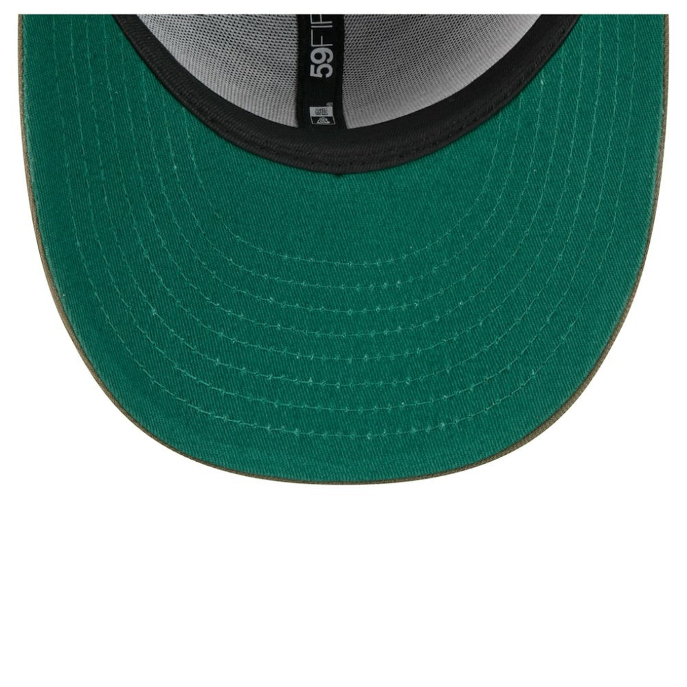 Anaheim Ducks New Era Tonal Florals 59FIFTY Fitted Hat - Olive - NHL 202223639