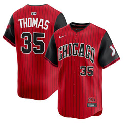 Frank Thomas Chicago White Sox Nike 2025 City Connect Limited Retired Player Jersey - Red/Black - Nike Sale