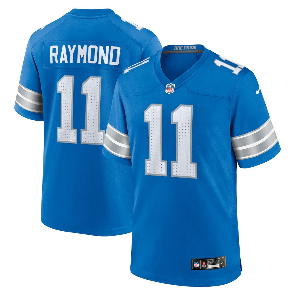 Nike Kalif Raymond Detroit Lions Team Game Jersey Blue