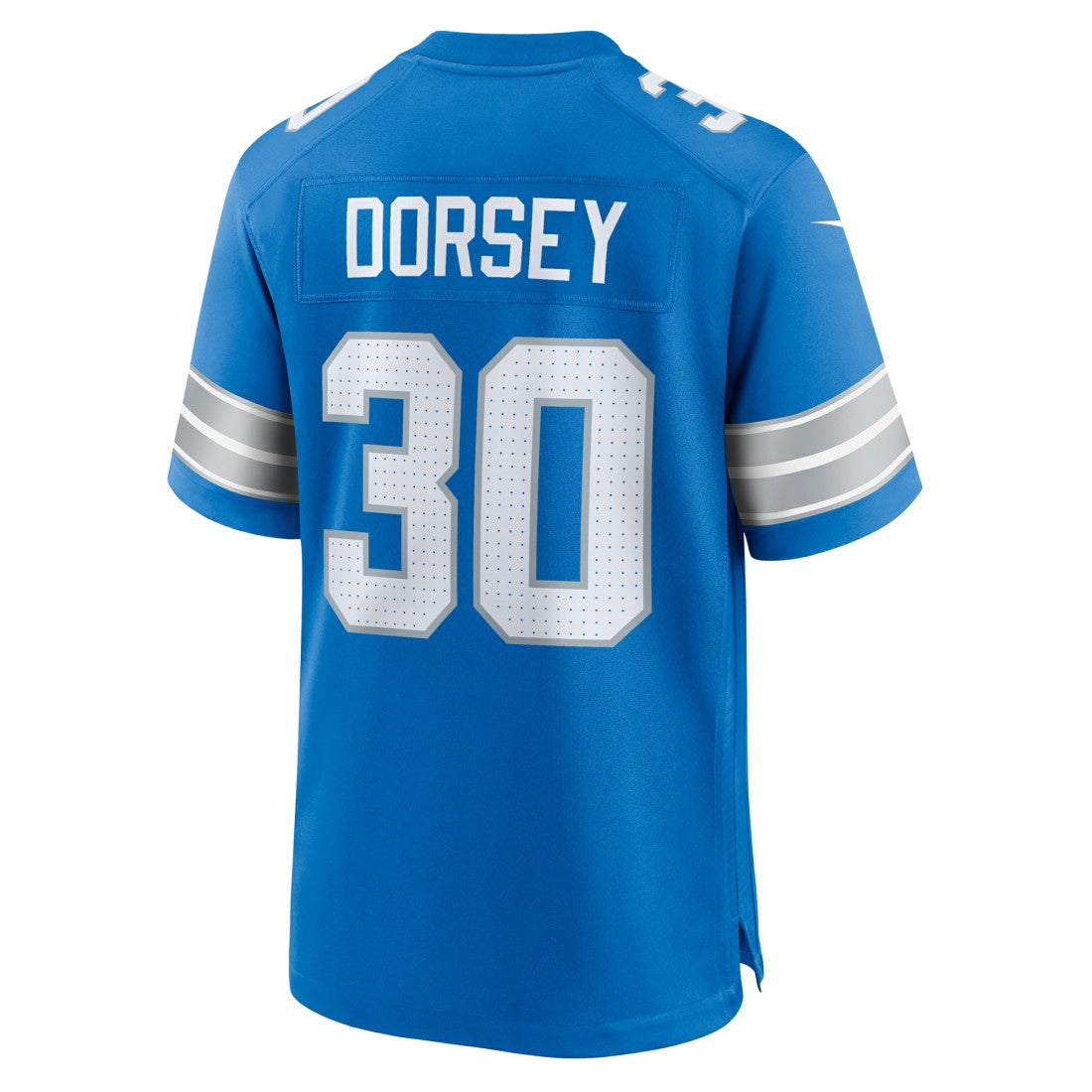 Nike Khalil Dorsey Detroit Lions Team Game Jersey Blue