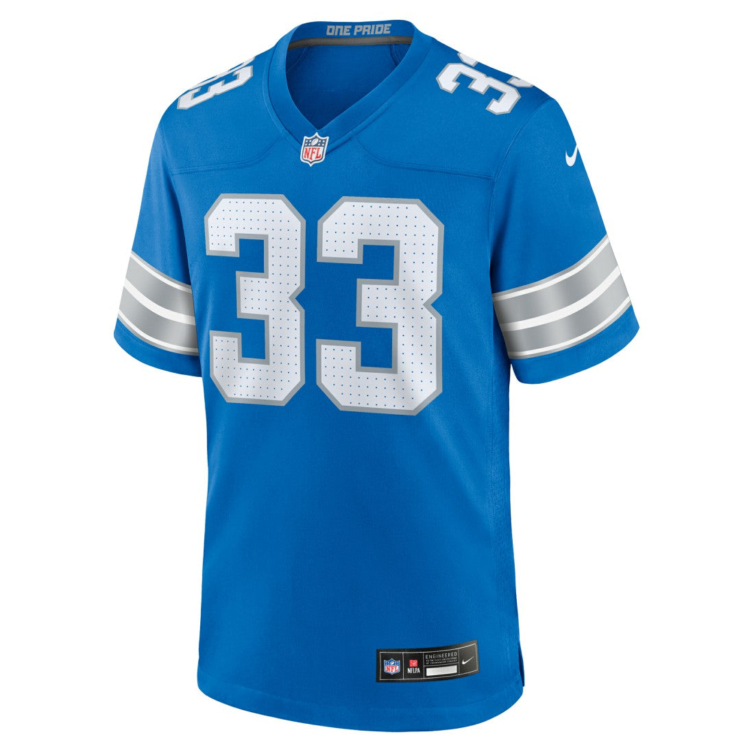 Nike Sione Vaki Detroit Lions Team Game Jersey Blue