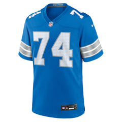 Nike Kayode Awosika Detroit Lions Team Game Jersey Blue