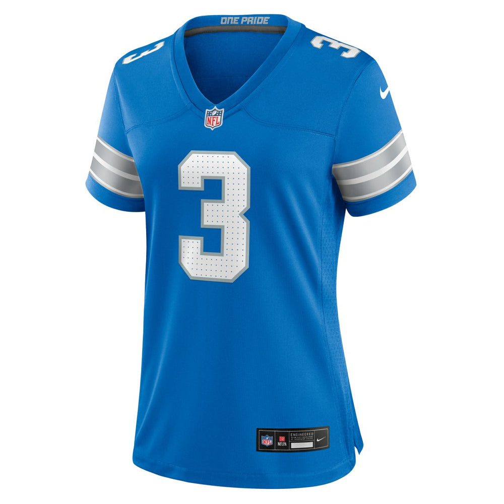 Nike Jack Fox Detroit Lions Women's Team Game Jersey Blue