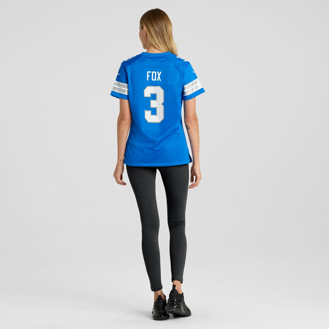 Nike Jack Fox Detroit Lions Women's Team Game Jersey Blue