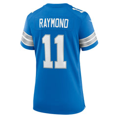 Nike Kalif Raymond Detroit Lions Women's Team Game Jersey Blue