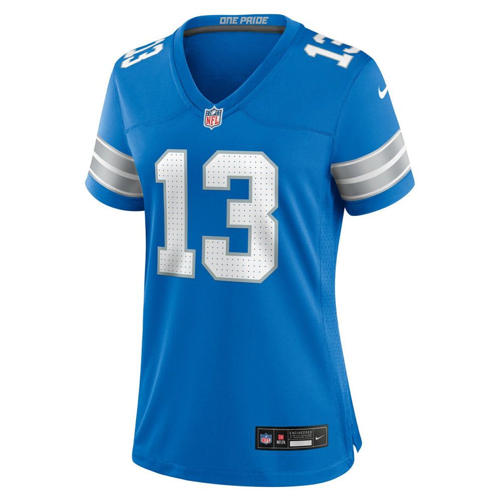 Nike Craig Reynolds Detroit Lions Women's Team Game Jersey Blue