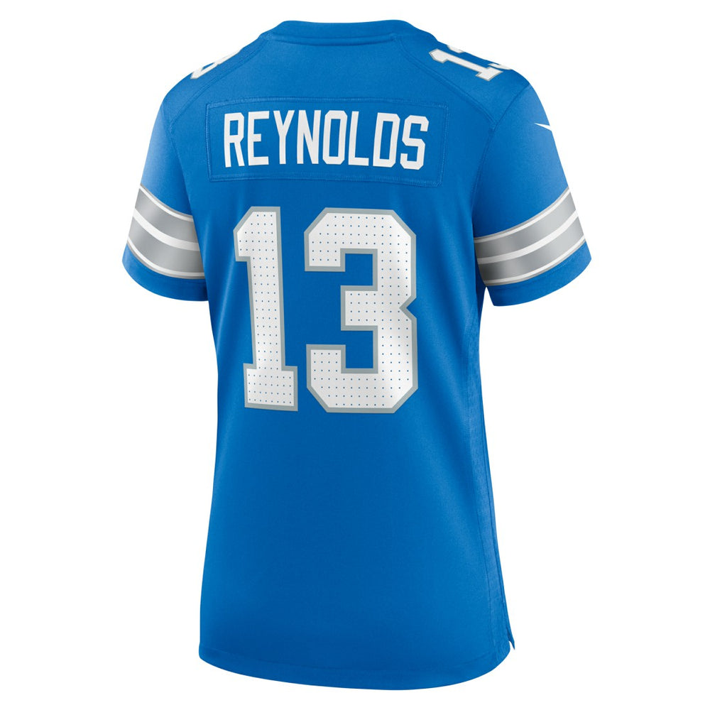 Nike Craig Reynolds Detroit Lions Women's Team Game Jersey Blue