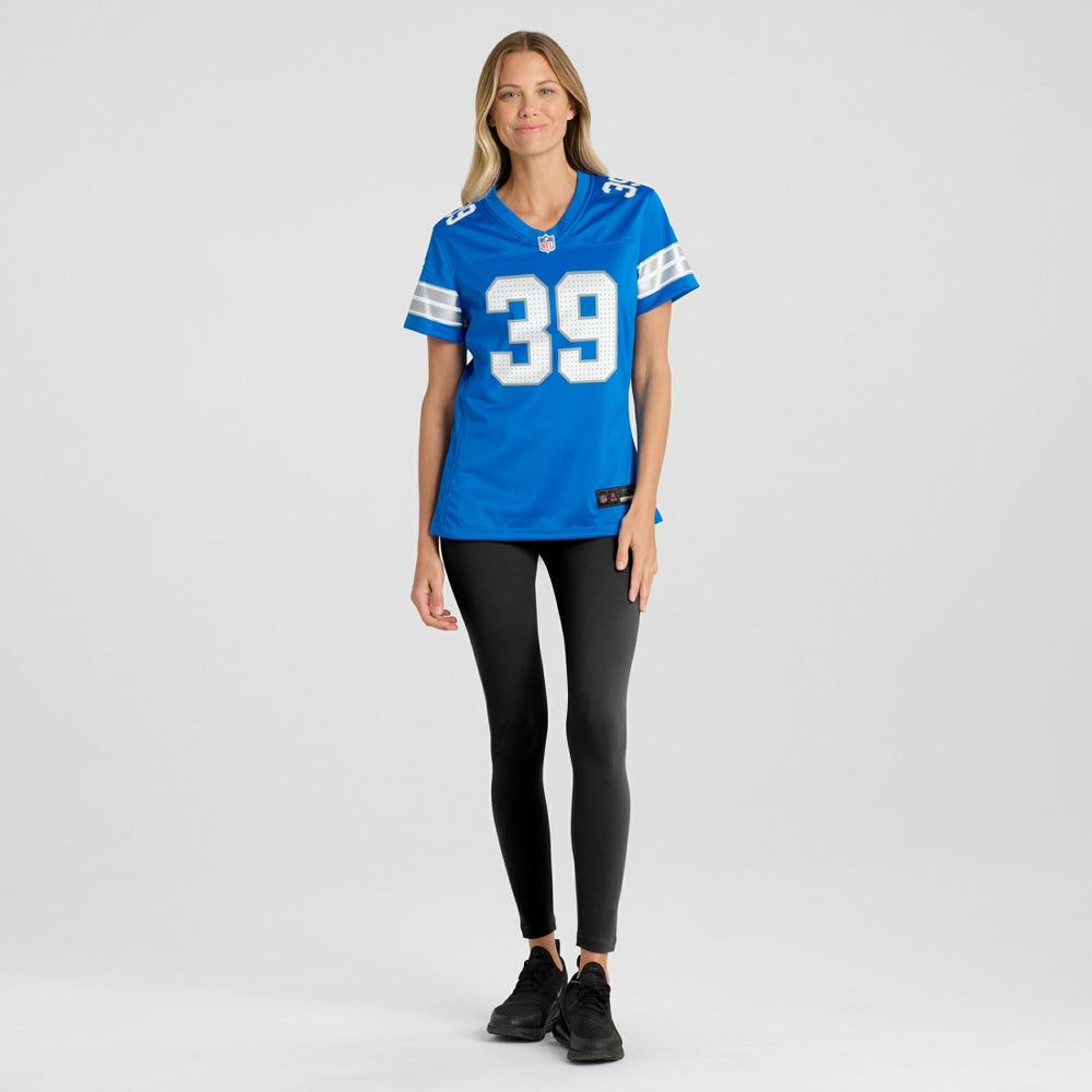 Nike Jake Bates Detroit Lions Women's Team Game Jersey Blue