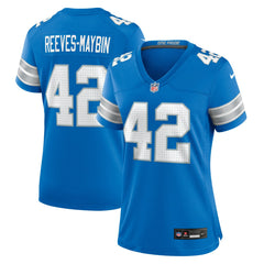 Nike Jalen Reeves-Maybin Detroit Lions Women's Team Game Jersey Blue