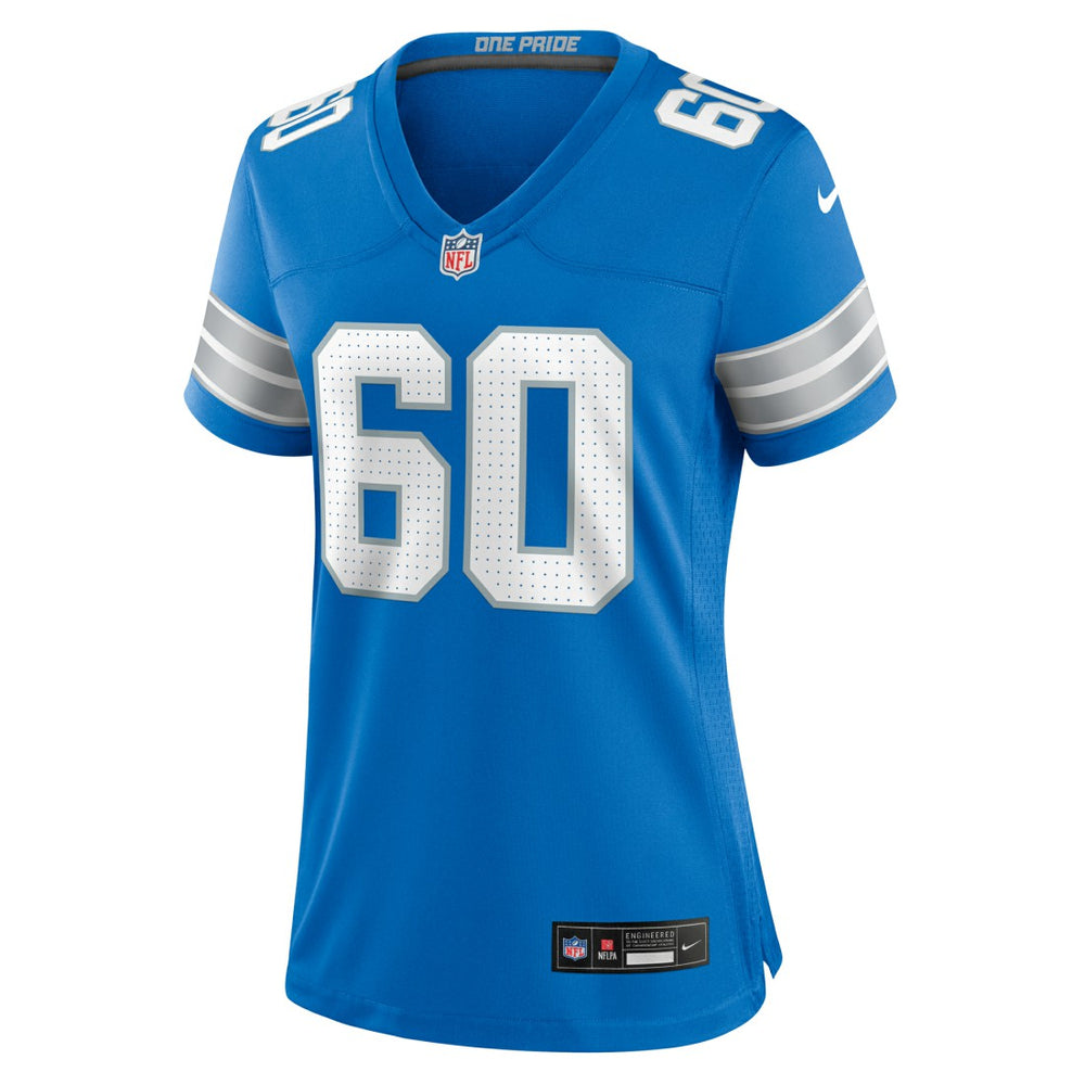 Nike Graham Glasgow Detroit Lions Women's Team Game Jersey Blue