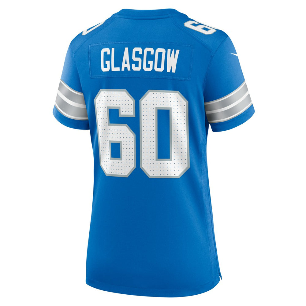 Nike Graham Glasgow Detroit Lions Women's Team Game Jersey Blue