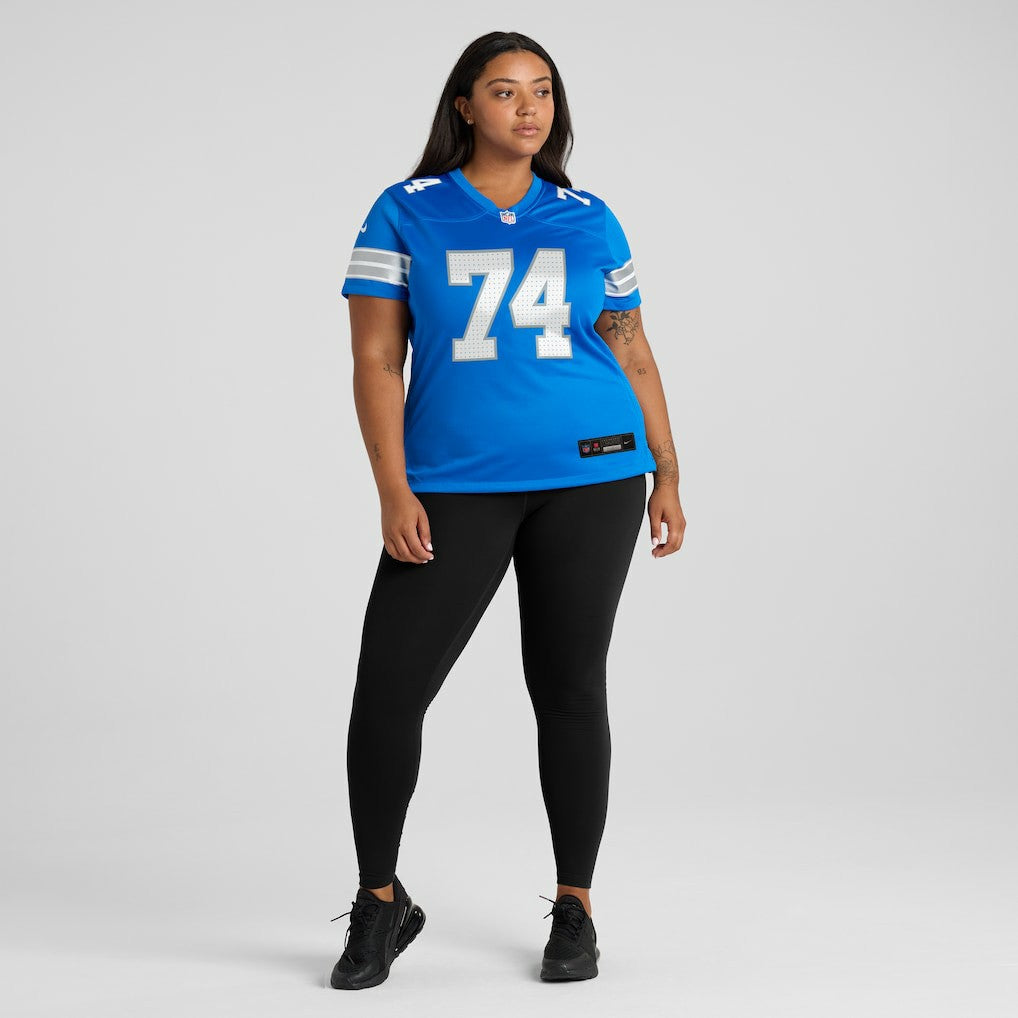 Nike Kayode Awosika Detroit Lions Women's Team Game Jersey Blue