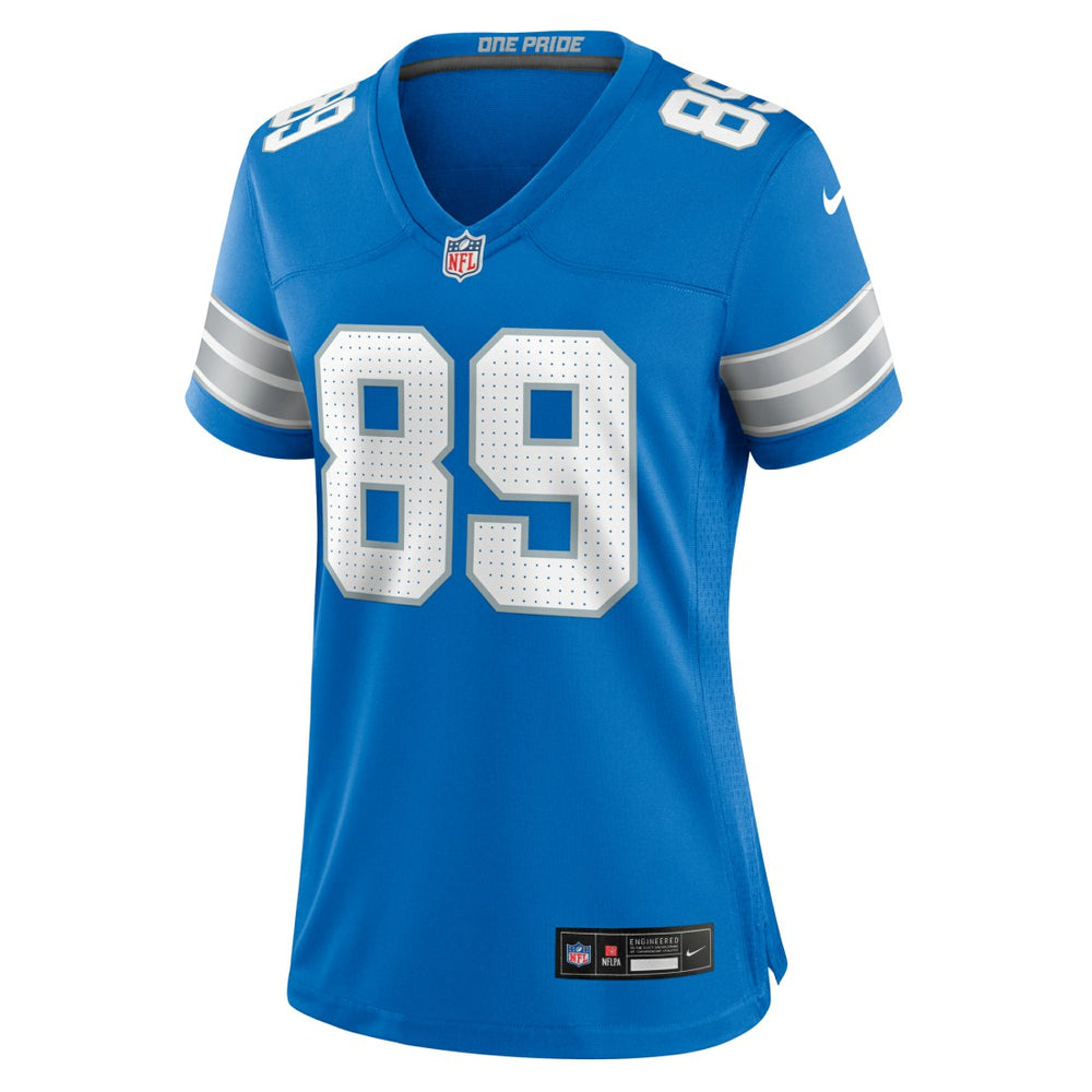 Nike Brock Wright Detroit Lions Women's Team Game Jersey Blue