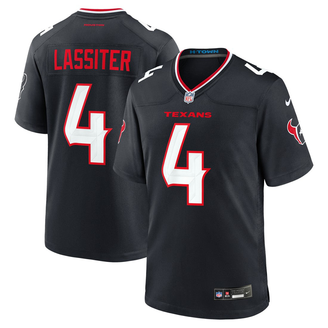 Nike Kamari Lassiter Houston Texans Team Game Jersey Navy