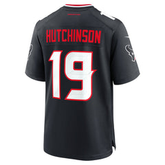 Nike Xavier Hutchinson Houston Texans Team Game Jersey Navy