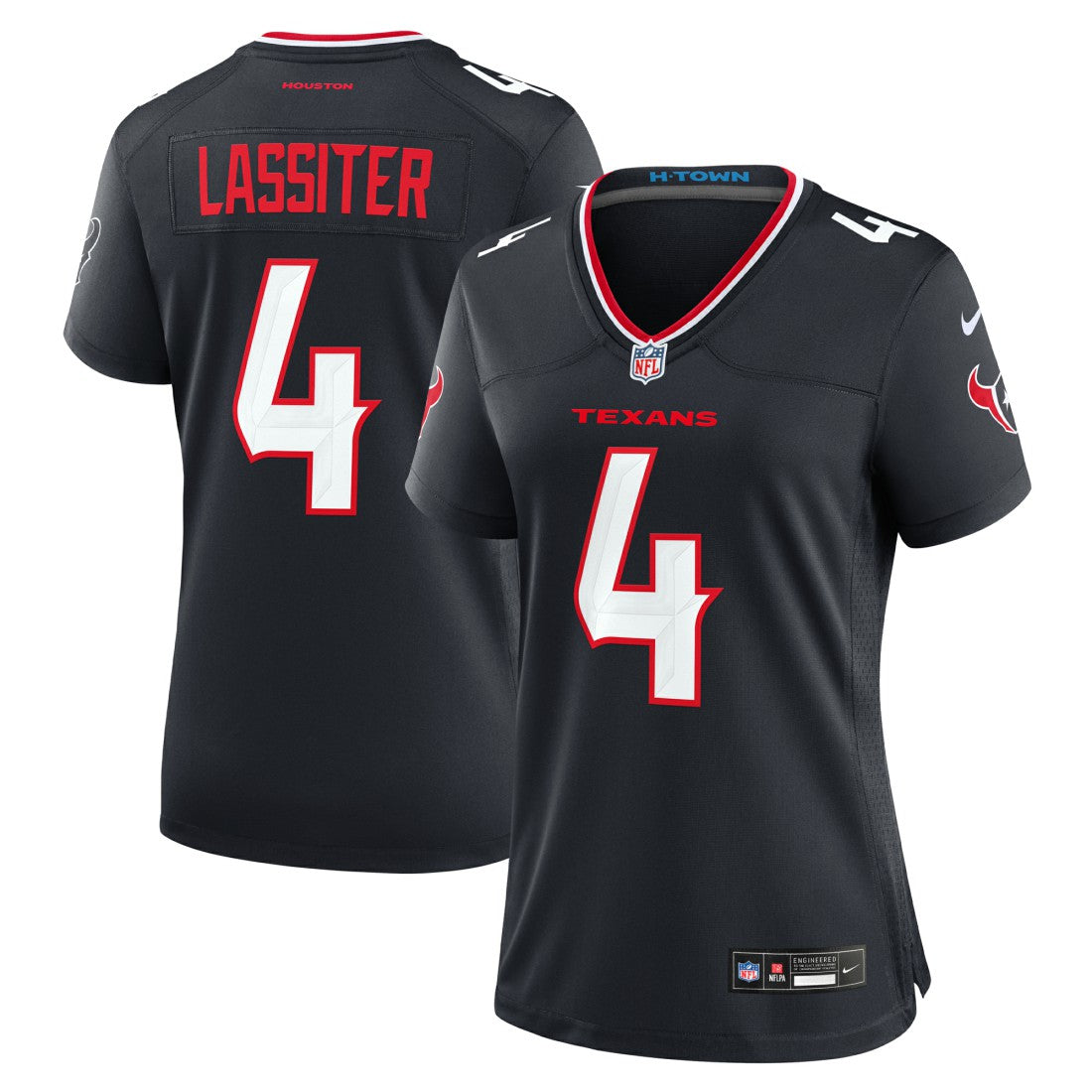 Nike Kamari Lassiter Houston Texans Women's Team Game Jersey Navy