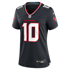 Nike Davis Mills Houston Texans Women's Team Game Jersey Navy