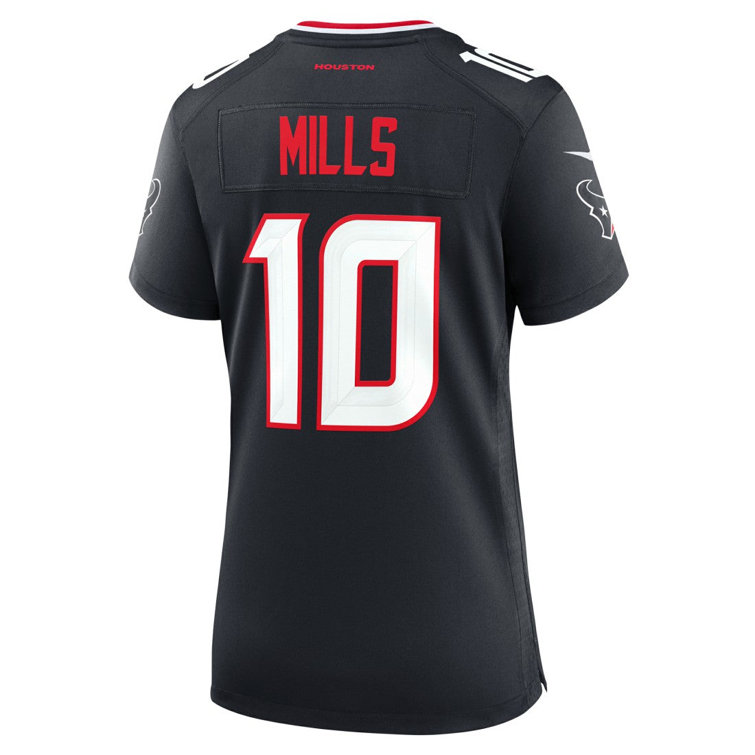 Nike Davis Mills Houston Texans Women's Team Game Jersey Navy