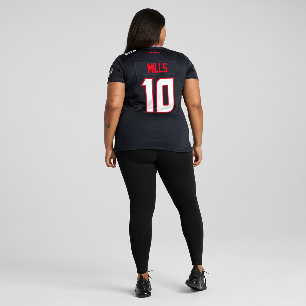 Nike Davis Mills Houston Texans Women's Team Game Jersey Navy