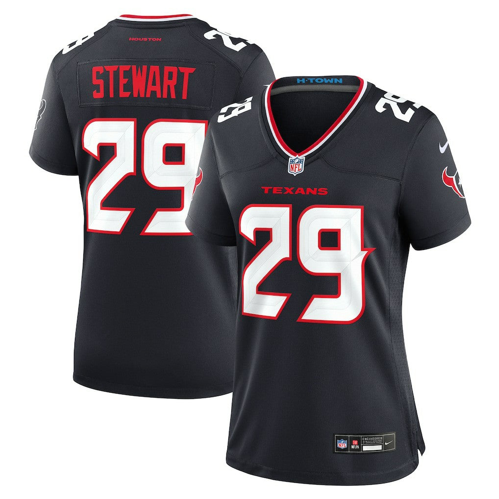 Nike M.J. Stewart Houston Texans Women's Team Game Jersey Navy