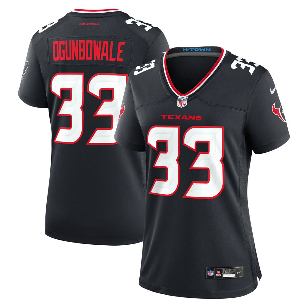 Nike Dare Ogunbowale Houston Texans Women's Team Game Jersey Navy