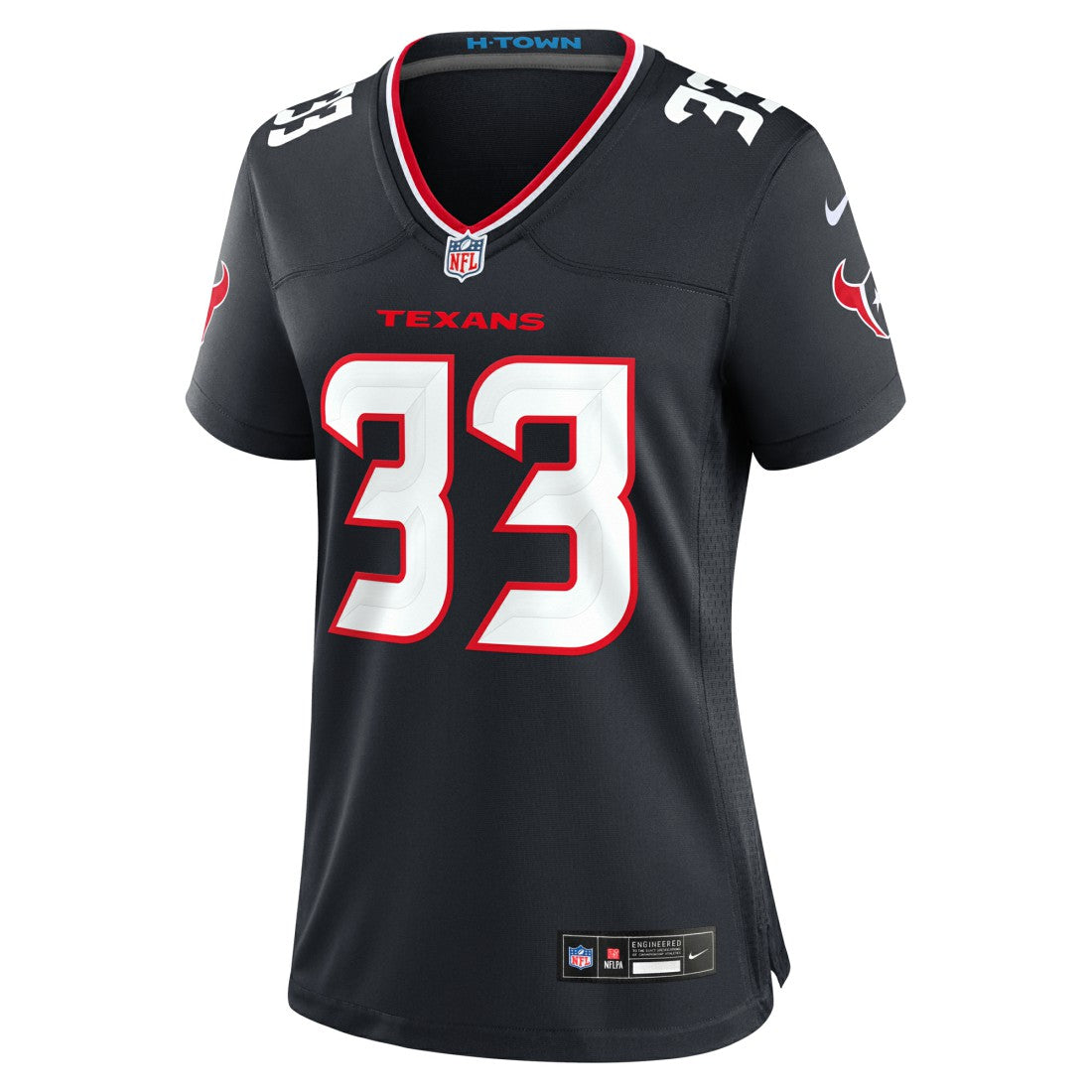 Nike Dare Ogunbowale Houston Texans Women's Team Game Jersey Navy