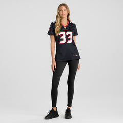 Nike Dare Ogunbowale Houston Texans Women's Team Game Jersey Navy