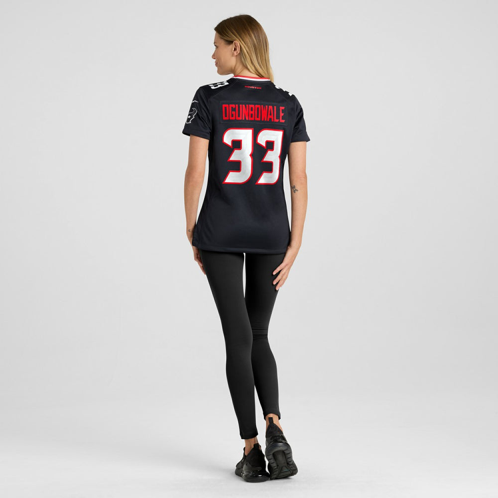 Nike Dare Ogunbowale Houston Texans Women's Team Game Jersey Navy