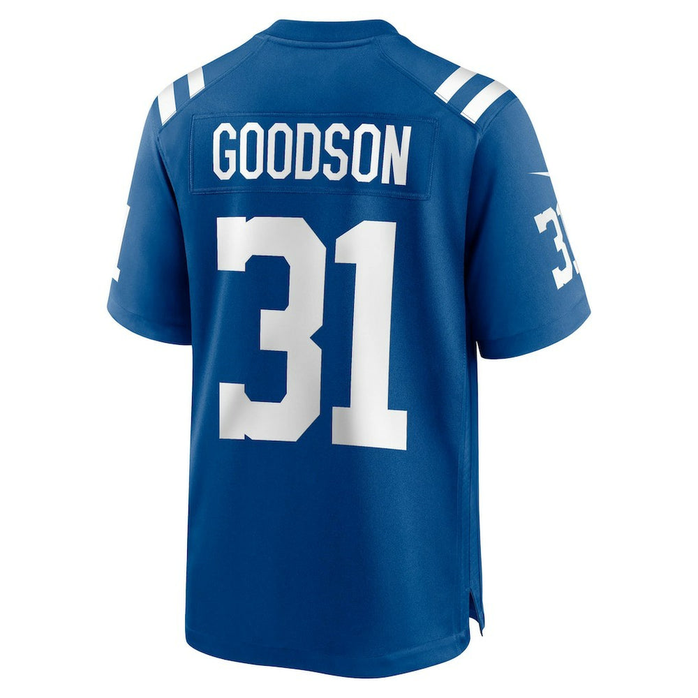 Nike Tyler Goodson Indianapolis Colts Game Jersey Royal