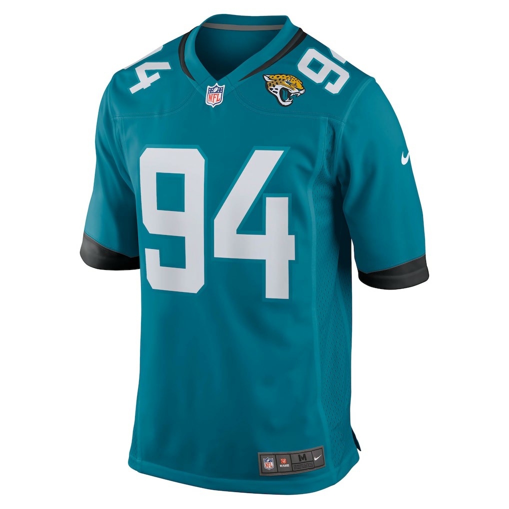 Nike Maason Smith Jacksonville Jaguars Team Game Jersey Teal