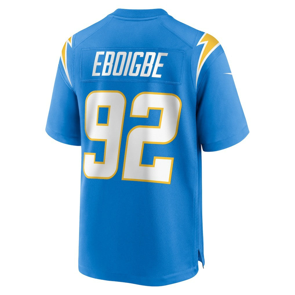 Nike Justin Eboigbe Los Angeles Chargers Team Game Jersey Powder Blue
