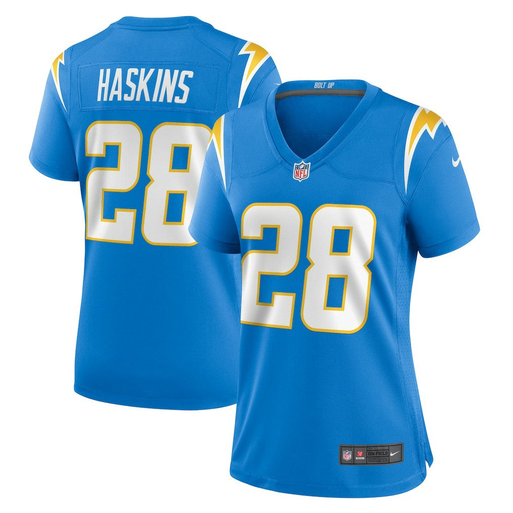 Nike Hassan Haskins Los Angeles Chargers Women's Game Jersey Powder Blue