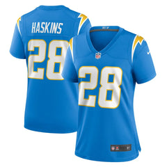 Nike Hassan Haskins Los Angeles Chargers Women's Game Jersey Powder Blue