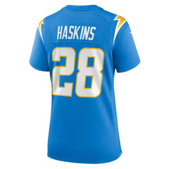 Nike Hassan Haskins Los Angeles Chargers Women's Game Jersey Powder Blue
