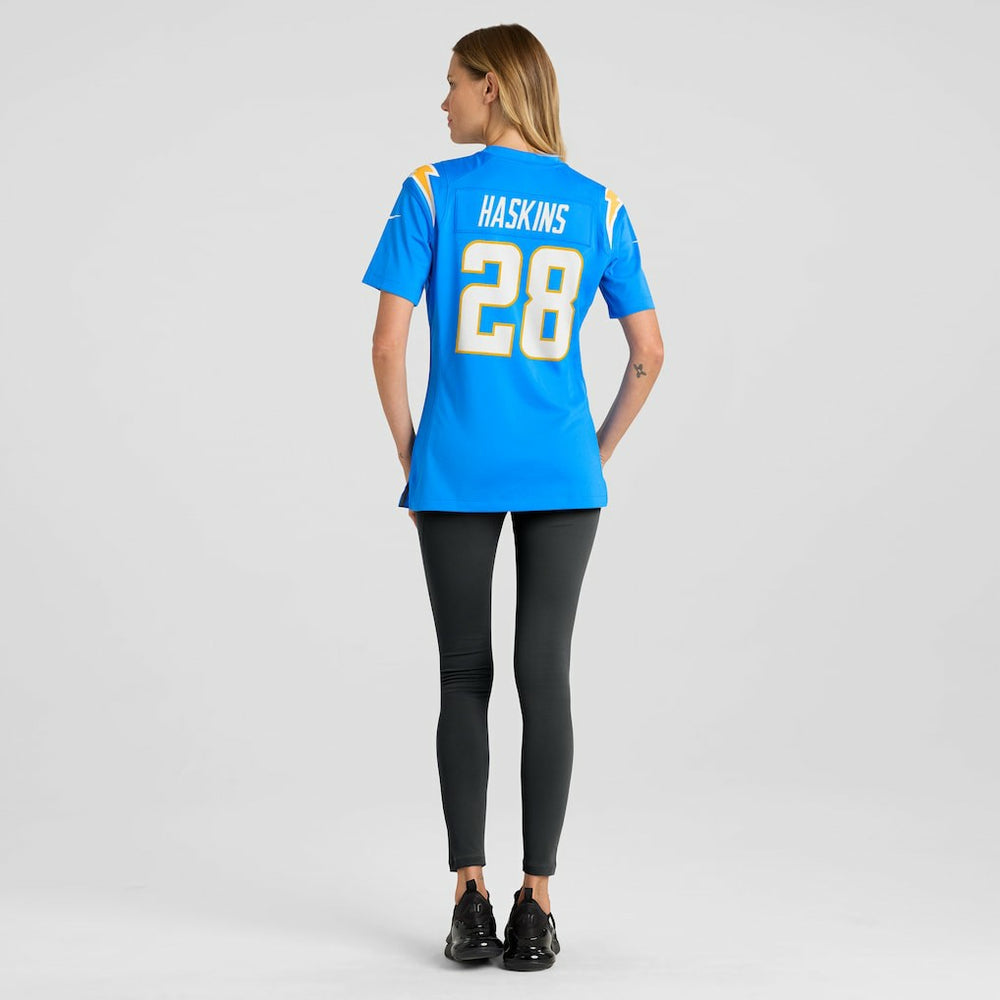 Nike Hassan Haskins Los Angeles Chargers Women's Game Jersey Powder Blue