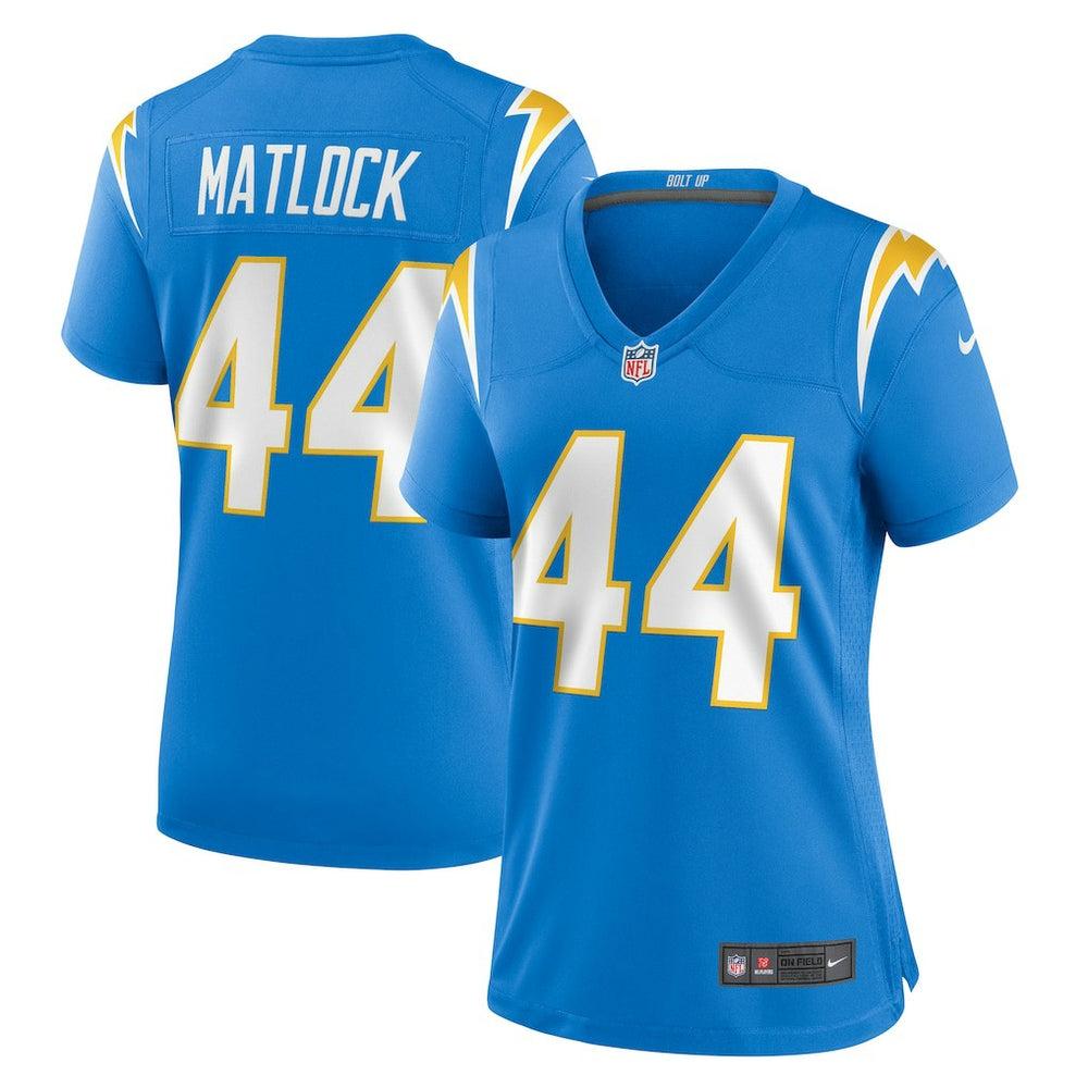 Nike Scott Matlock Los Angeles Chargers Women's Game Jersey Powder Blue
