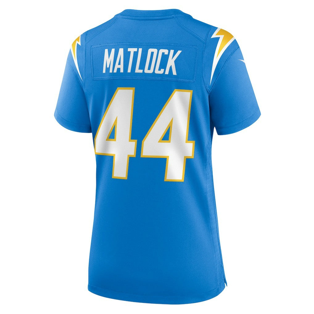 Nike Scott Matlock Los Angeles Chargers Women's Game Jersey Powder Blue