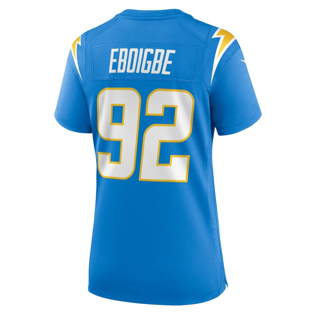 Nike Justin Eboigbe Los Angeles Chargers Women's Game Jersey Powder Blue