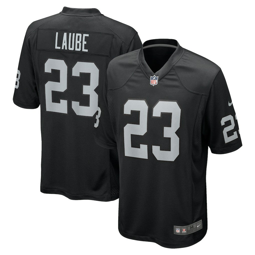 Nike Dylan Laube Las Vegas Raiders Team Game Jersey Black