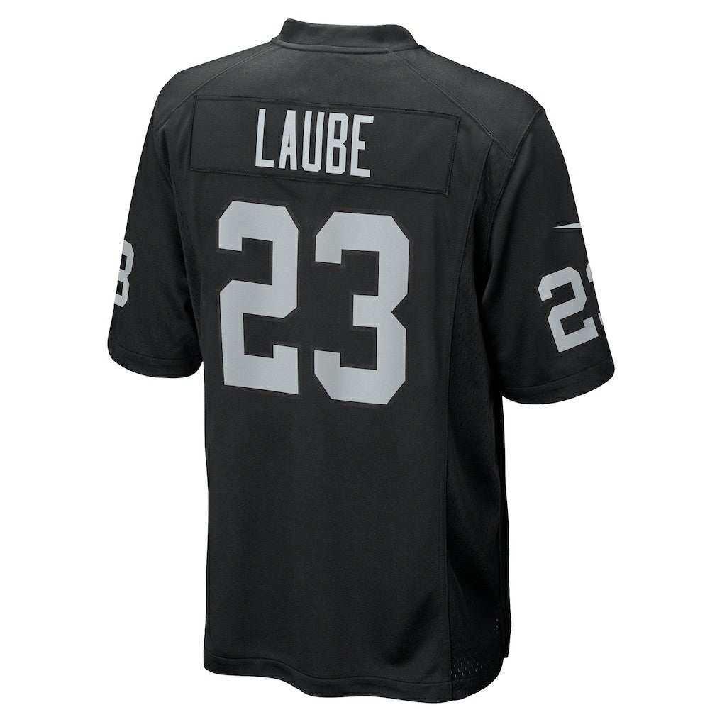 Nike Dylan Laube Las Vegas Raiders Team Game Jersey Black